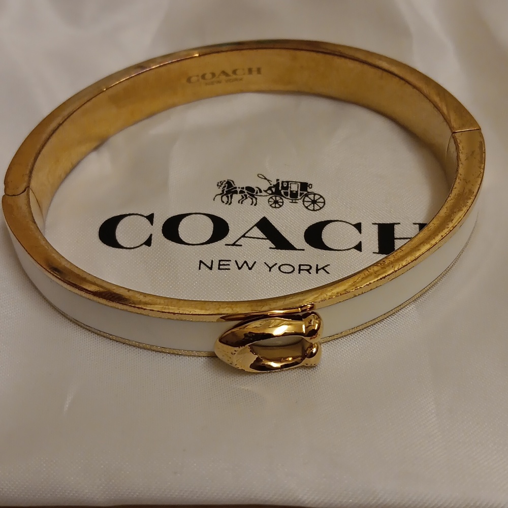 2-for-1 Coach pink & white bracelet - Picture 3 of 10